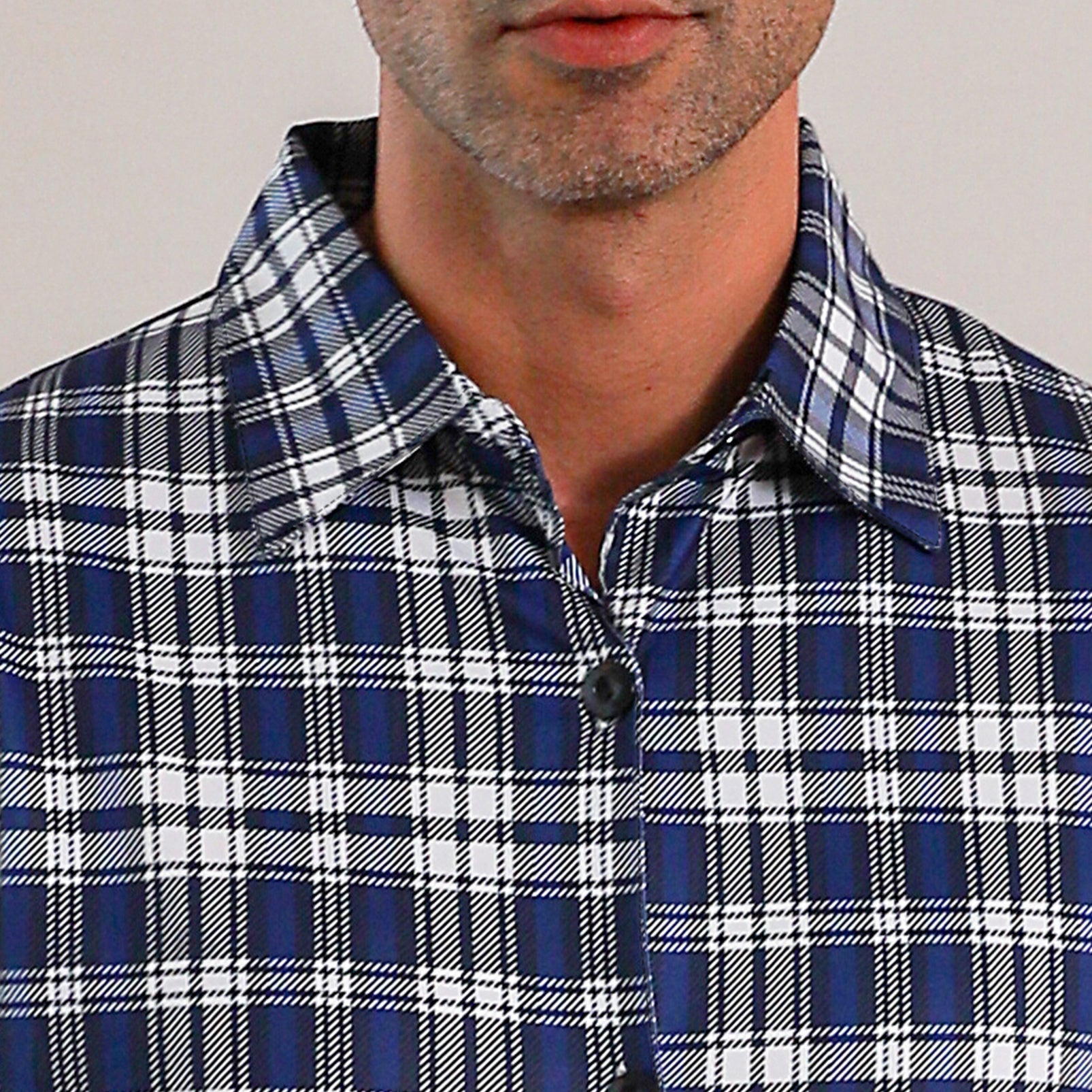 Ice Silk Long Sleeve Long Pants Men's Pajama Set