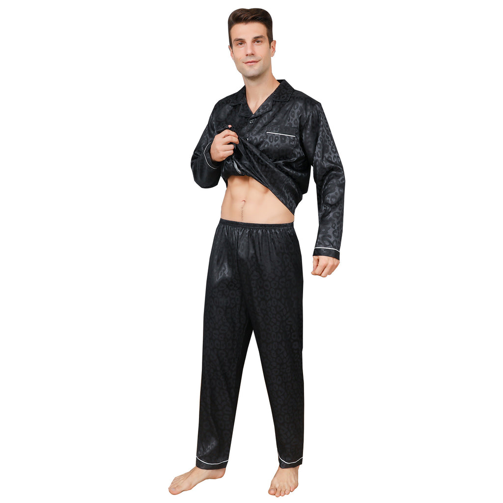 Ice Silk Men's Pajama Set