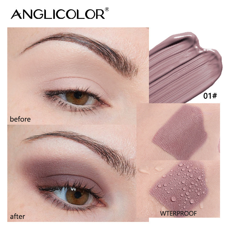Anglicolor Liquid Eyeshadow 8-color Set Glitter Eyeshadow Set Waterproof Matte Eyeshadow Fine Shimmer Brightening Long-lasting