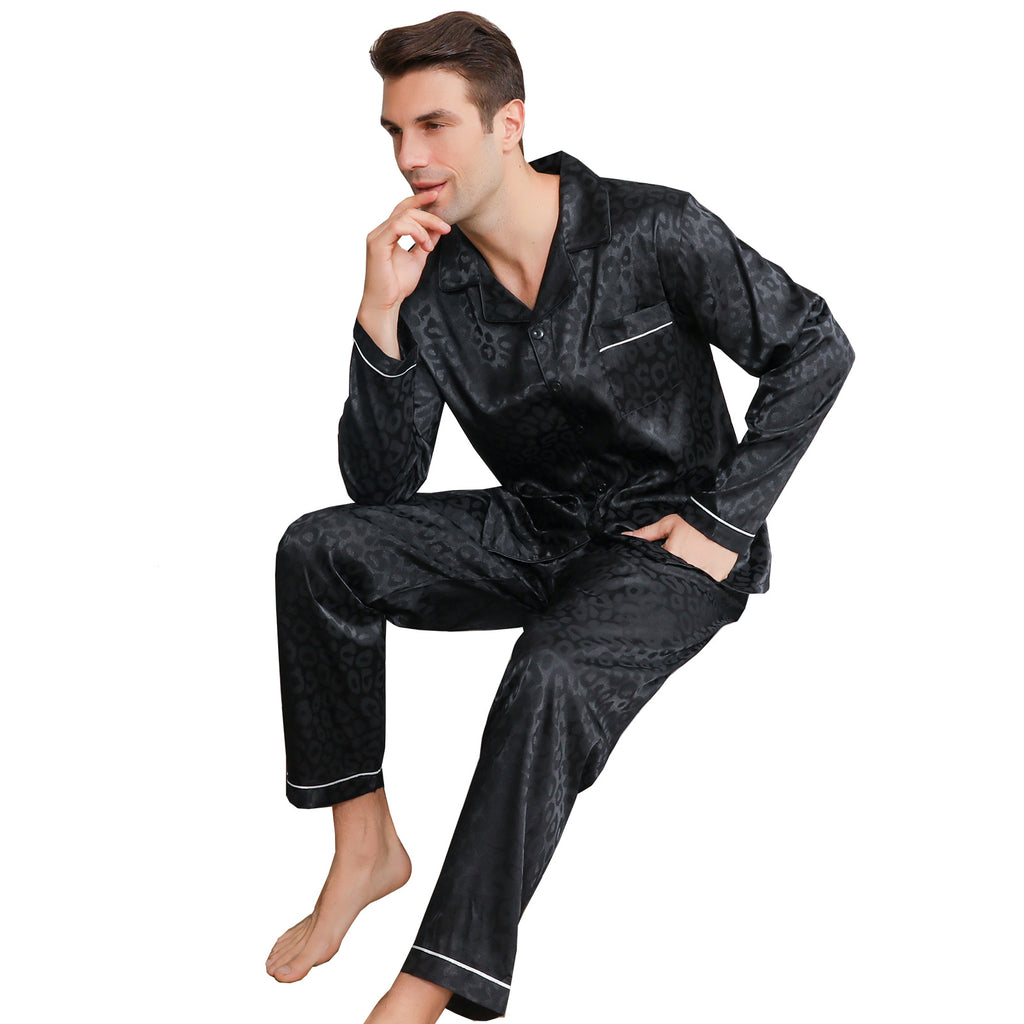 Ice Silk Men's Pajama Set