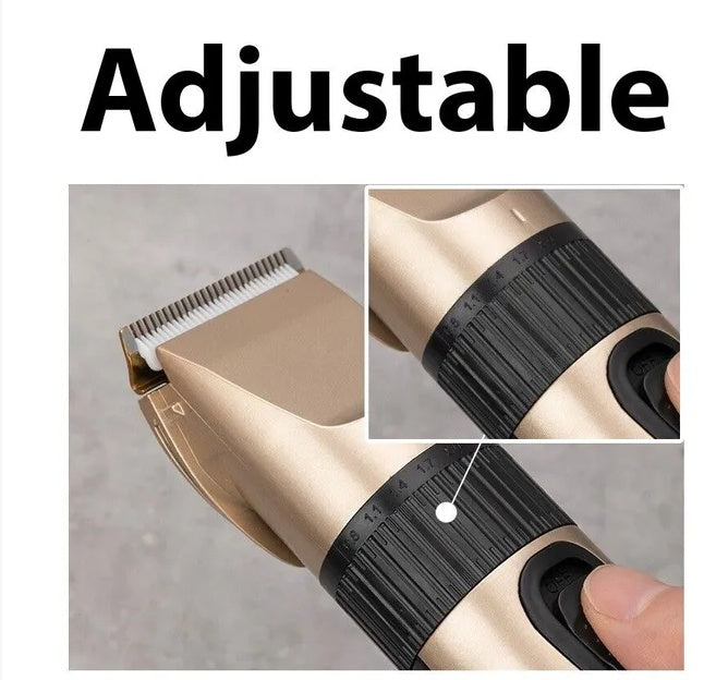 Professional Hair Clippers Trimmer Mens Barber Hair Cutting Kit Machine Cordless