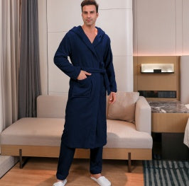 Men's Fibre Velvet Gown Set