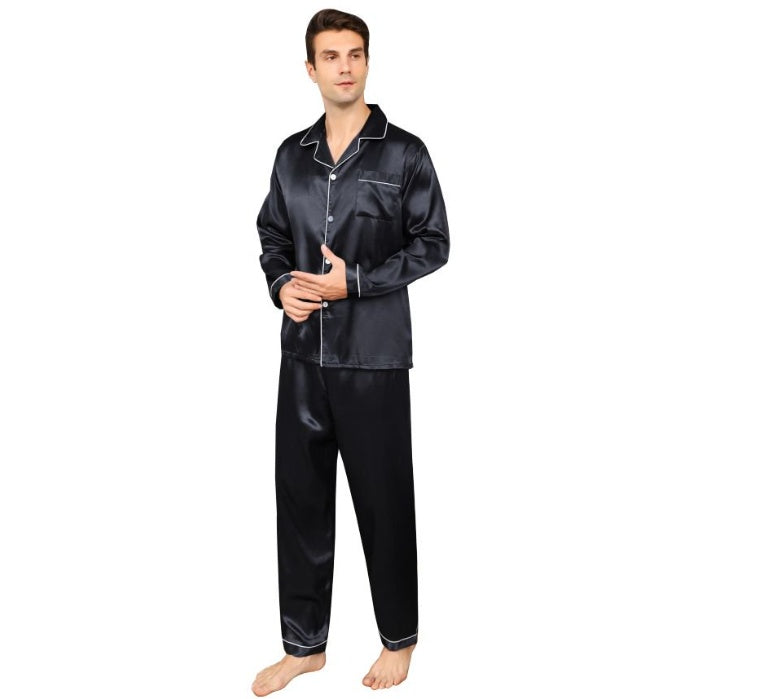 Ice Silk Men's Pajama Set