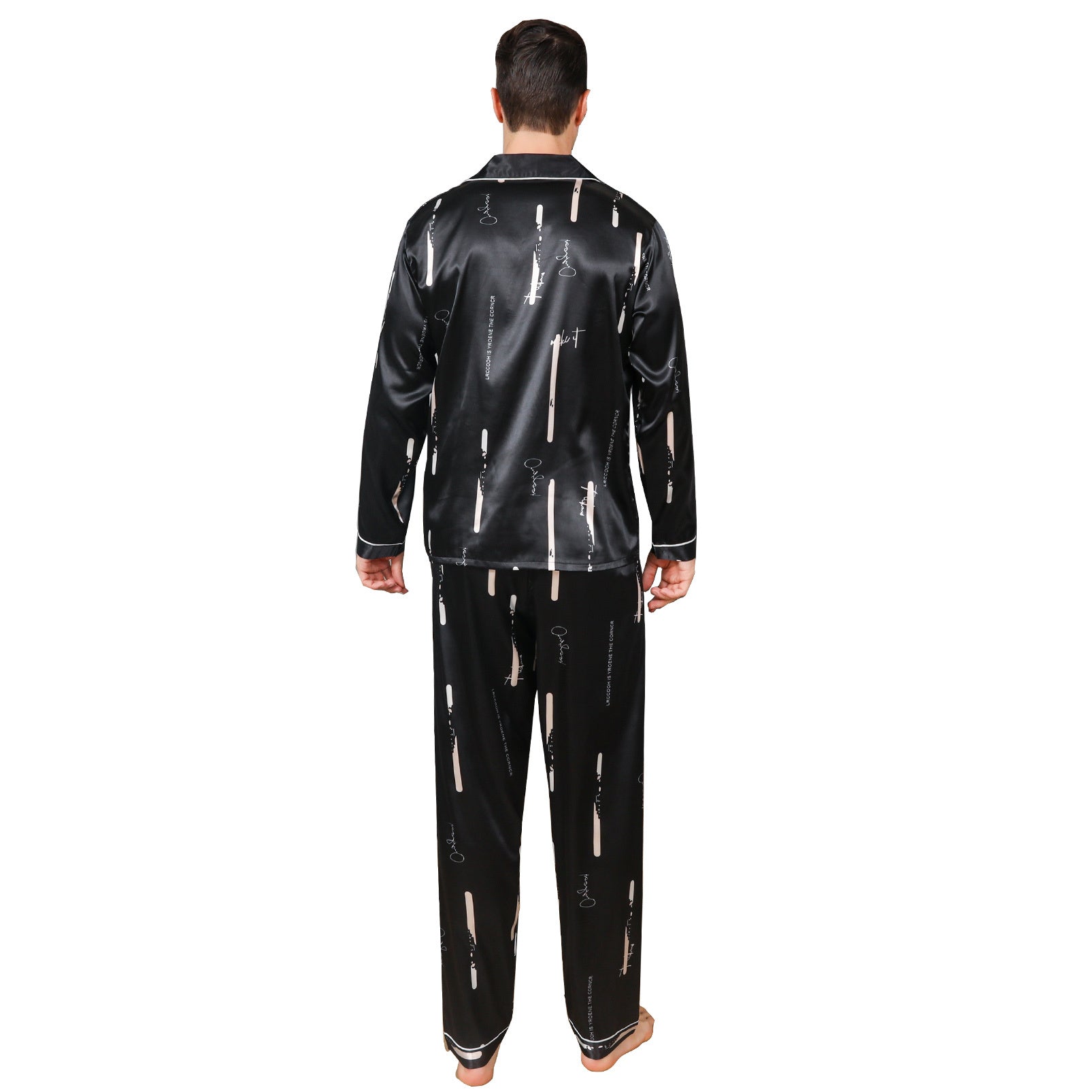 Ice Silk Men's Pajama Set