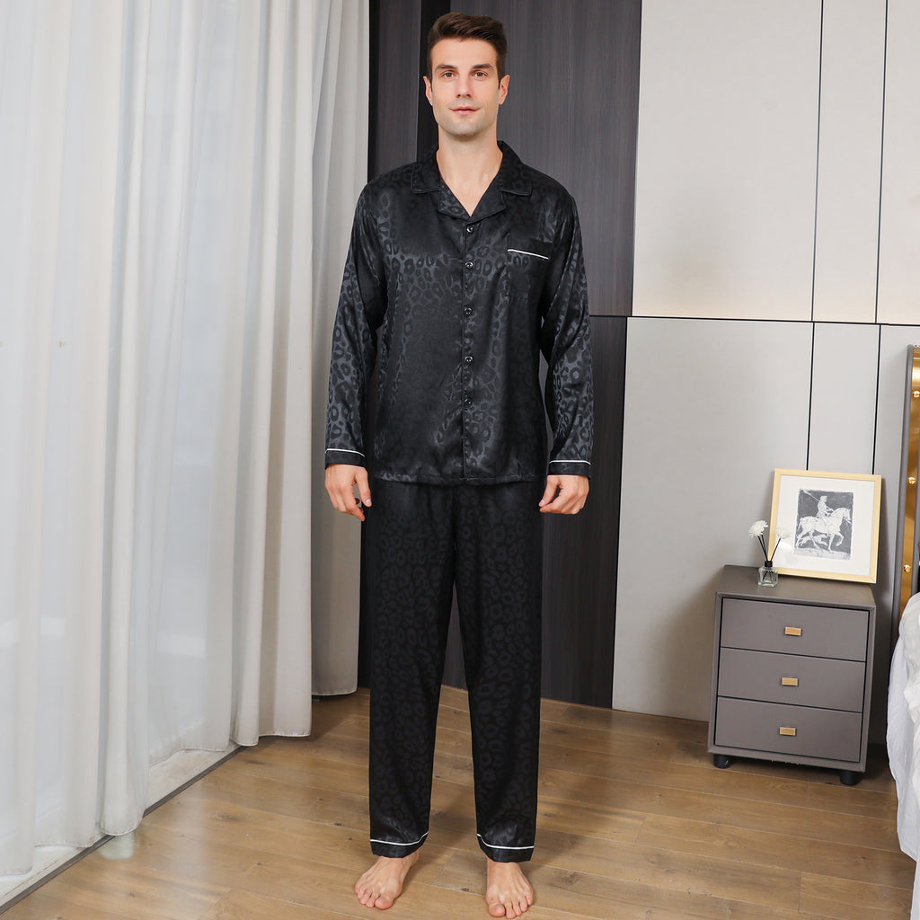Ice Silk Men's Pajama Set