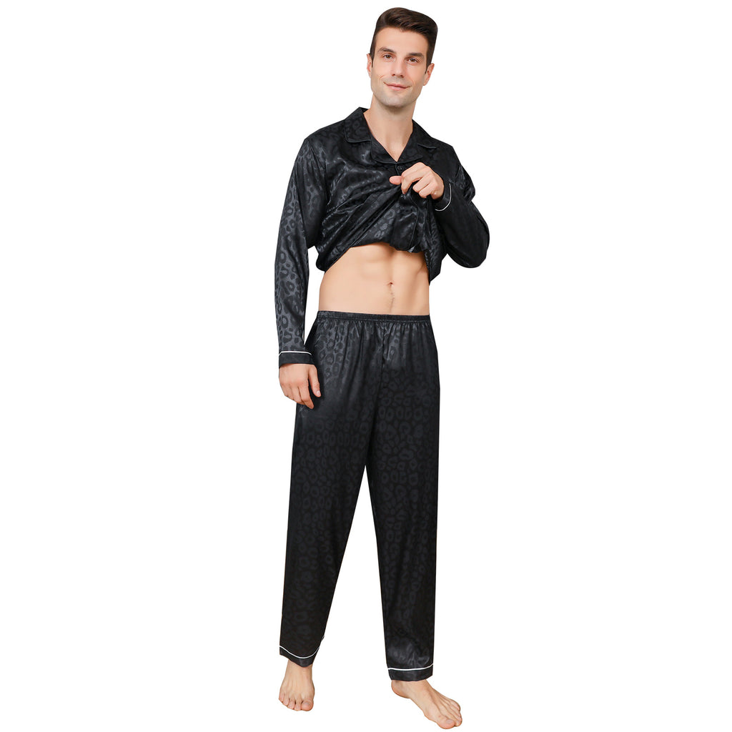 Ice Silk Men's Pajama Set