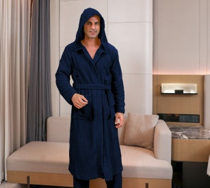 Men's Fibre Velvet Gown Set